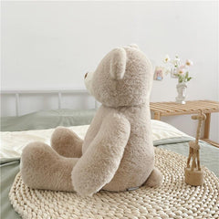 Beige Bear Doll Soft Plush Toy for Kids Perfect Gift