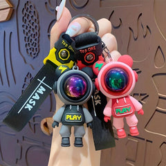 Lightning Bear Keychain Pendant Cute Gift Bag Couple Keychain Pendant