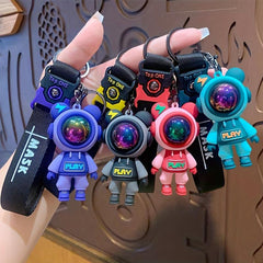 Lightning Bear Keychain Pendant Cute Gift Bag Couple Keychain Pendant