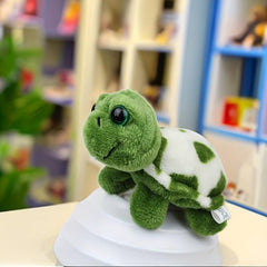 Cute Big Eyed Turtle Plush Toy Backpack Decoration