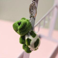 Cute Big Eyed Turtle Plush Toy Backpack Decoration