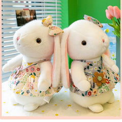 Floral Skirt Rabbit Plush Toy Doll Gift Doll