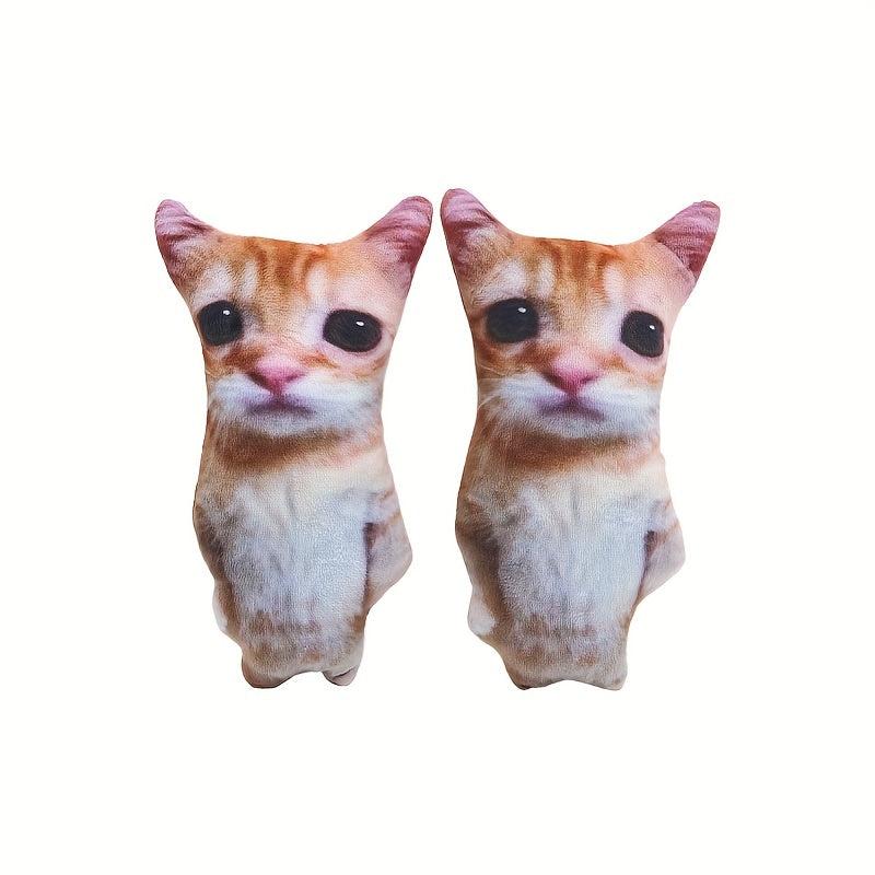 3D Square Cat Plush Doll Toy For Kids