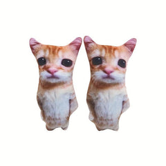 3D Square Cat Plush Doll Toy For Kids