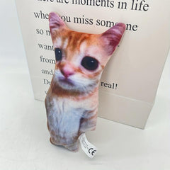 3D Square Cat Plush Doll Toy For Kids