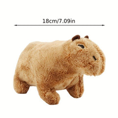 Fluffy Capybara Plush Toy Soft Stuffed Animal Gift