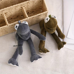 Frog Couple Keychain Plush Dolls