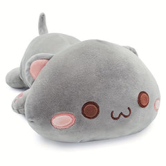 68in Lying Cat Plush Soft Cat Doll Plush Bed Accompany Sleeping Doll