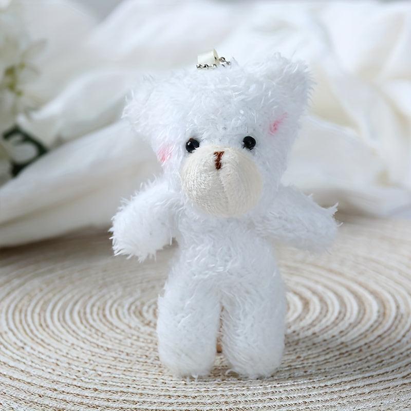 1pc Bear Plush Pendant Mini Bear Plush Toy Stuffed Animal Toy