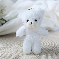 1pc Bear Plush Pendant Mini Bear Plush Toy Stuffed Animal Toy
