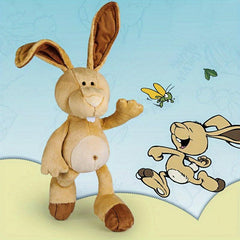 Rabbit Plush Toy Rabbit Doll Holder Folding Ears Rabbit Doll Gift