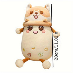 11'' Shiba Inu Rabbit Milk Tea Pillow Plush Toy Birthday Gift