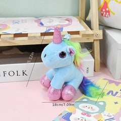 Cute Cartoon Unicorn Keychain Bag Accessory