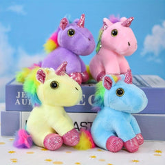 Cute Cartoon Unicorn Keychain Bag Accessory