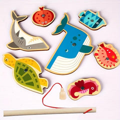 Montessori Toddler Fishing Game Magnetic Toys For 3 Years Old