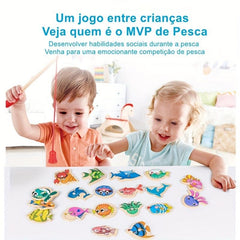 Montessori Toddler Fishing Game Magnetic Toys For 3 Years Old