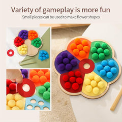 Montessori Wooden Rainbow Ferrules for Kids