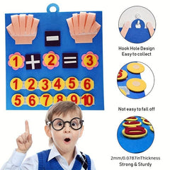Montessori Felt Finger Numbers Math Toy - Early Learning Counting