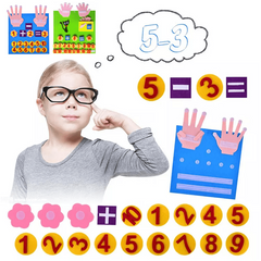 Montessori Felt Finger Numbers Math Toy - Early Learning Counting