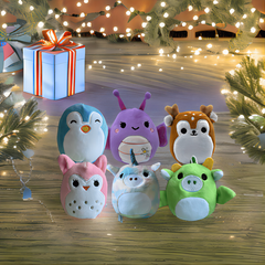 Christmas Cartoon Plush Doll Ornament - Silly Animal Gift