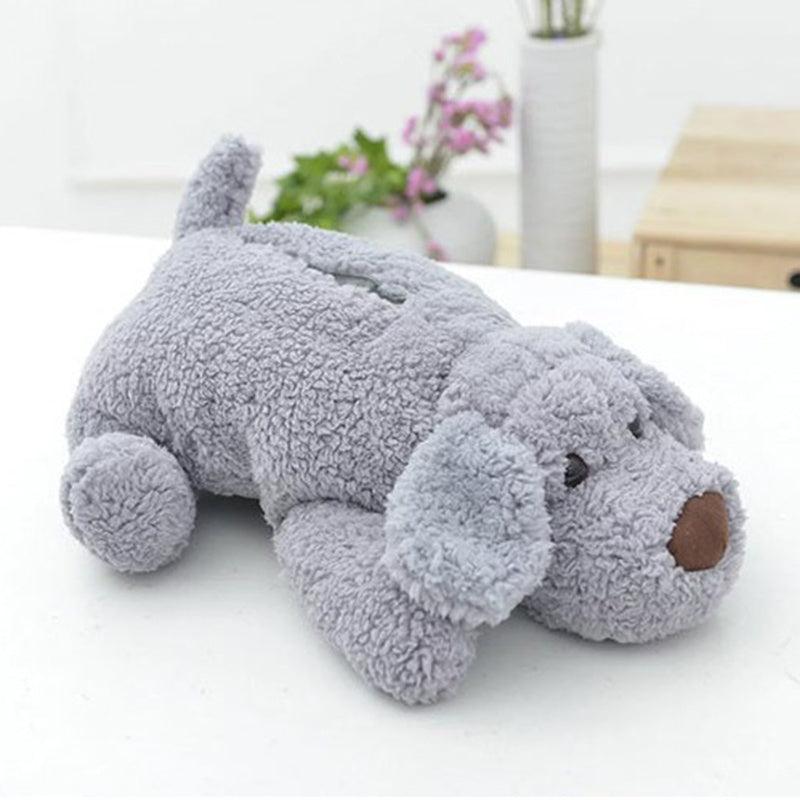 Dog Style Plush Tissue Cover Paper Holder Plush Toy Home Decor
