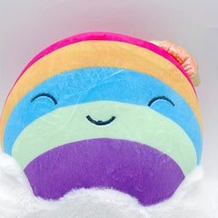 7 in Rainbow Throw Pillow Plush Toy Sleeping Doll Gift