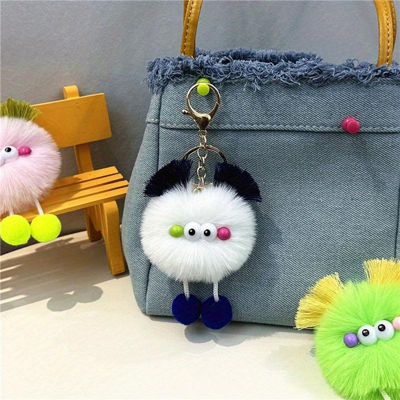 Plush Doll Key Chain Bag Pendant Ugly Cartoon Doll Car Key Pendant