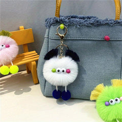 Plush Doll Key Chain Bag Pendant Ugly Cartoon Doll Car Key Pendant