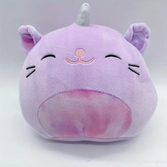 High Cartoon Rainbow Unicorn Kitten Plush Toy Pillow