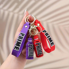 Beverage Bottle Keychain Car Key Pendant Couple Bag Pendant