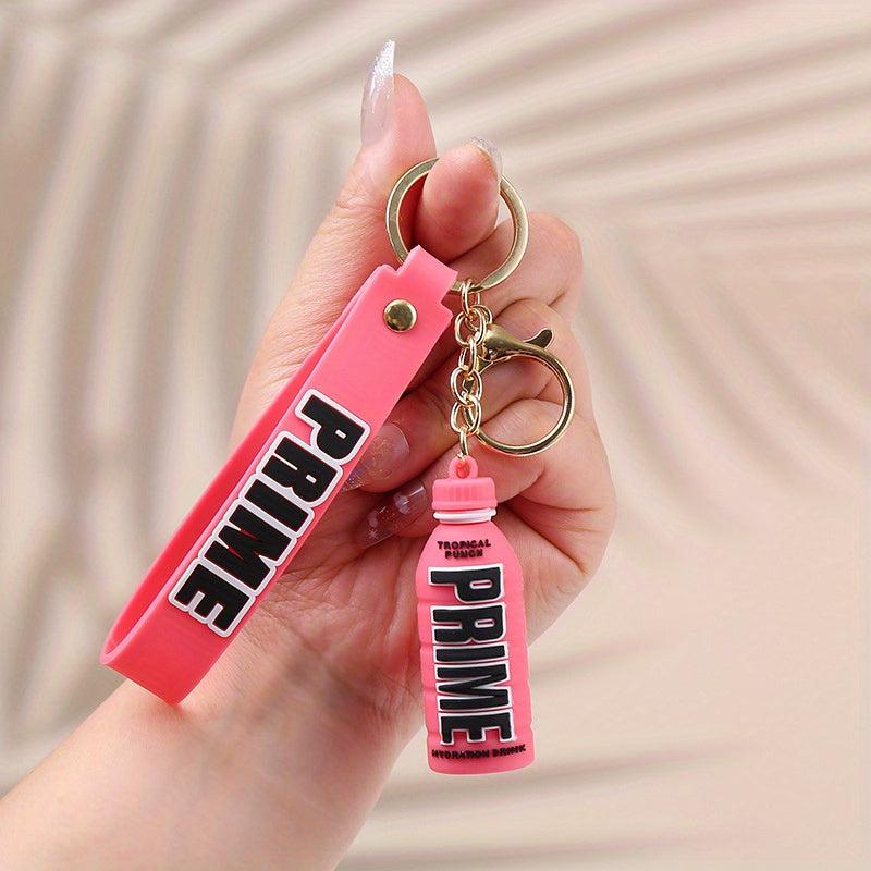 Beverage Bottle Keychain Car Key Pendant Couple Bag Pendant