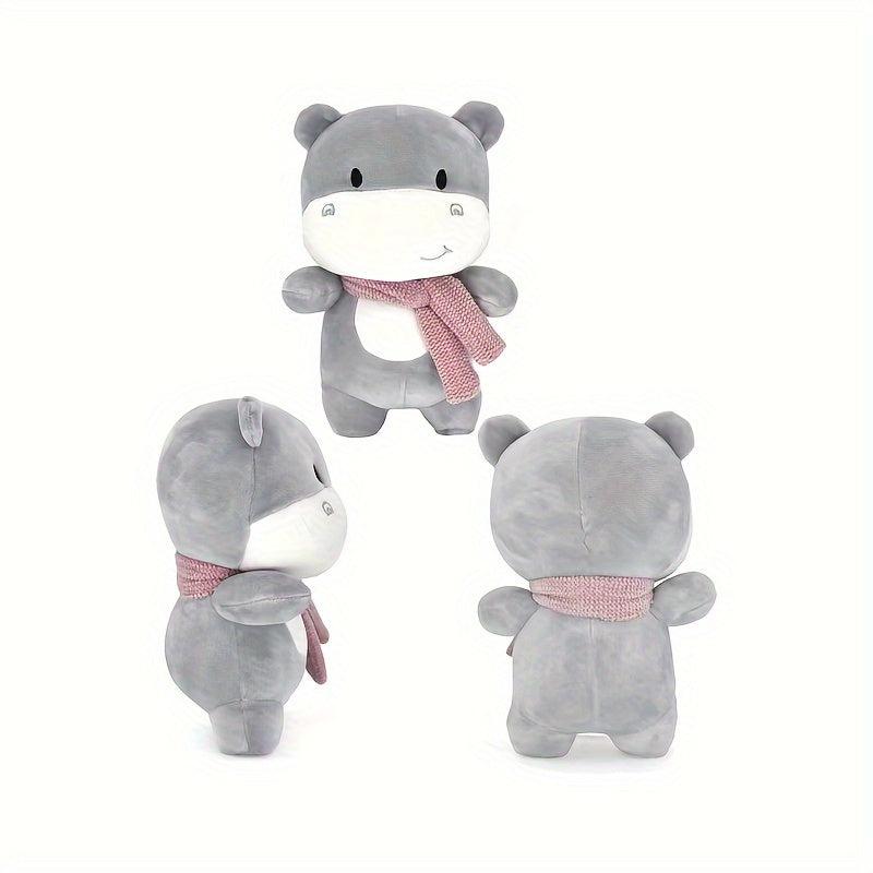 Small Animal Plush Doll Toy With Scarf Comfort Doll Plush Toy