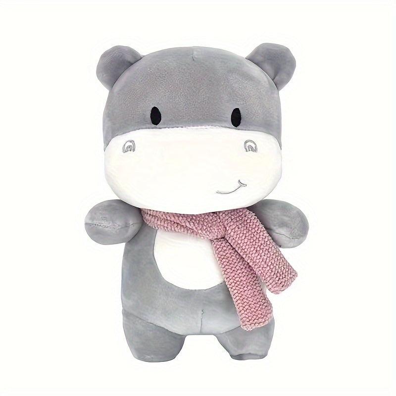 Small Animal Plush Doll Toy With Scarf Comfort Doll Plush Toy