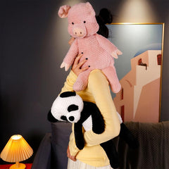63in Long legged Animal Plush Toy Bunny Panda Frog Pig Bear Rabbit Doll