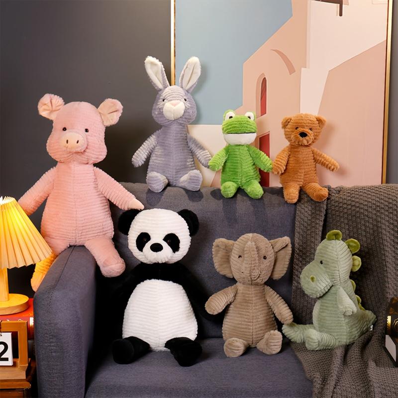 63in Long legged Animal Plush Toy Bunny Panda Frog Pig Bear Rabbit Doll