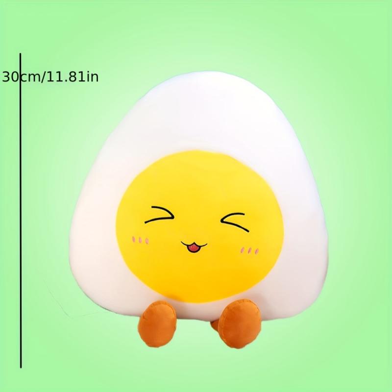 Poached Egg Doll Cushion Sofa Decoration Plush Toy