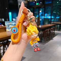 Anime Seven Dragon Bead Keychain Doll Pendant Car Keychain Small Gift