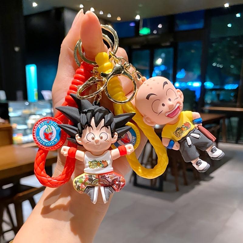 Anime Seven Dragon Bead Keychain Doll Pendant Car Keychain Small Gift
