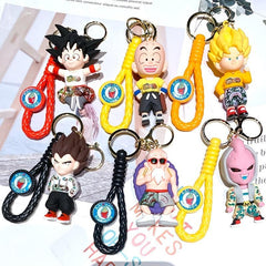 Anime Seven Dragon Bead Keychain Doll Pendant Car Keychain Small Gift