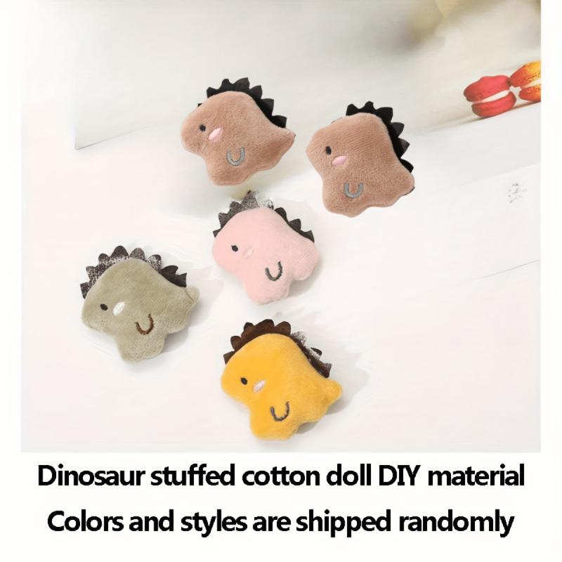 2PCS Dinosaur Cotton Doll DIY Material for Accessories