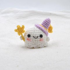 Small Ghost Hand-knitted Keychain Bag Car Pendant Gift