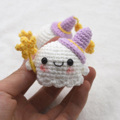 Small Ghost Hand-knitted Keychain Bag Car Pendant Gift