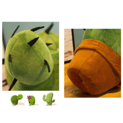 Cactus Stuffed Plant Toy Car Plush Potted Cactus Pillow