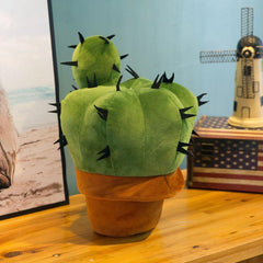 Cactus Stuffed Plant Toy Car Plush Potted Cactus Pillow