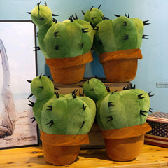 Cactus Stuffed Plant Toy Car Plush Potted Cactus Pillow