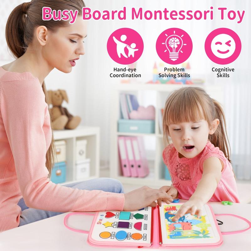 Montessori Sensory Felt Book for Toddler