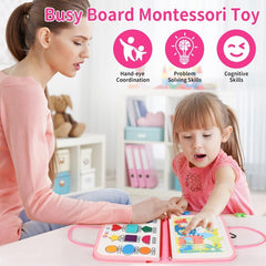 Montessori Sensory Felt Book for Toddler