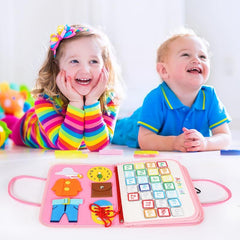 Montessori Sensory Felt Book for Toddler