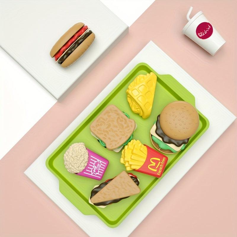 Mini Theater Burger & Fries Kitchen Toy Set