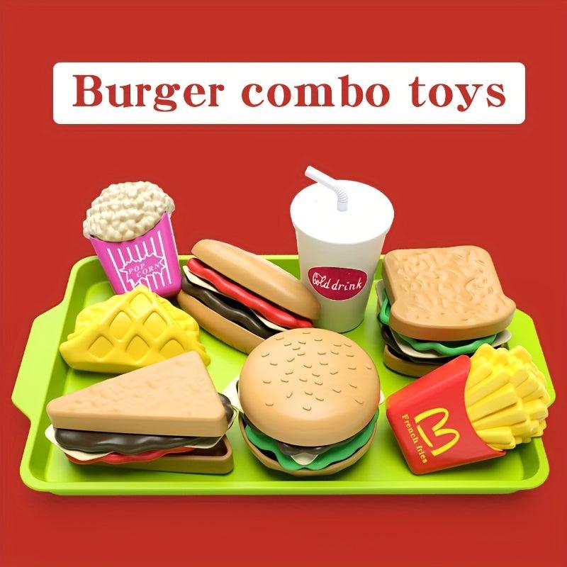 Mini Theater Burger & Fries Kitchen Toy Set